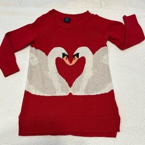 GAP KIDS SIZE 3 SWAN SWEATER